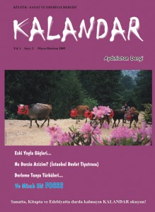 Kalandar’ın Yeni Sayısı Çıktı..