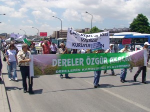 Çevre Mitinginde Yürüdük..